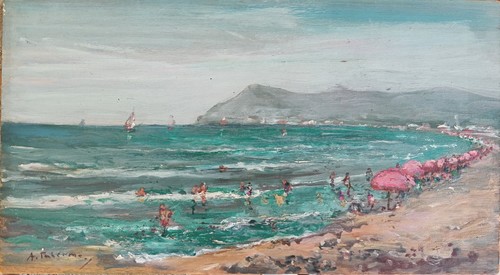 Palermo olio su - a., tavola