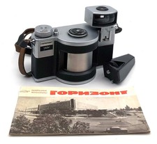 Macchina fotografica panoramica sovietica vintage da collezione URSS KMZ 35mm HORIZONT