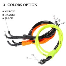 Coppia cavi acceleratore neri