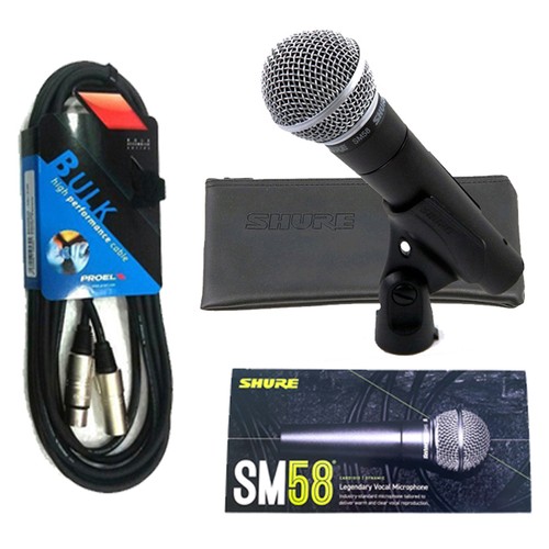 Kit shure sm58 microfono - kit,