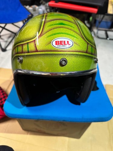 Bell jet helmet - helmet, painted