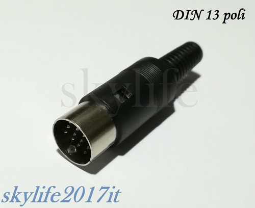 Connettore din poli pin a - connettore,