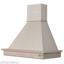 Cappa cucina classica rustica legno 90  GREZZA senza motore STOCK CL90-TTGSM