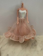 Abito barbie fiori pesco - barbie, di