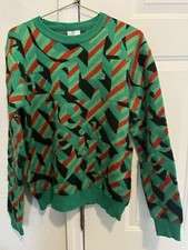 HEINEKEN BIRRA BRUTTO MAGLIONE NATALIZIO DONNA TAGLIA XL GRN/MULTI 3D DESIGN V