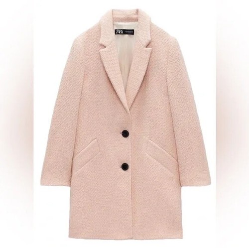 Cappotto zara rosa pastello - cappotto,