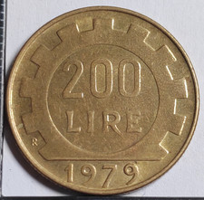 200 lire 1979 Italie Italy -