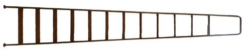 Scala con ganci antica - scala,