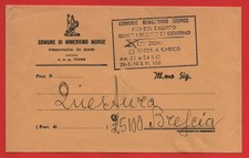 BUSTA STORIA POSTALE LOCALE COMUNE DI MINERVINO MURGE N°80 PROV. BARI PUGLIA