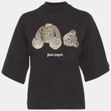 Maglia nera con stampa Teddy