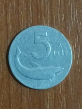 Moneta 5 Lire Anno 1954