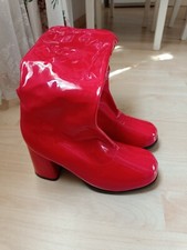 Stivali Vernice Rossa Anni70