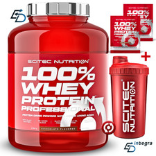 SCITEC - 100% Whey Protein Professional 2350g Proteine Siero del Latte + Shaker