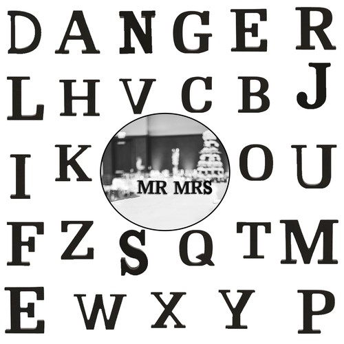 Legno lettere alfabeto - lettere,