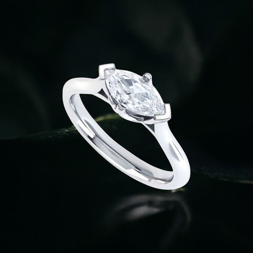 Fede nuziale diamante 950 - fede,