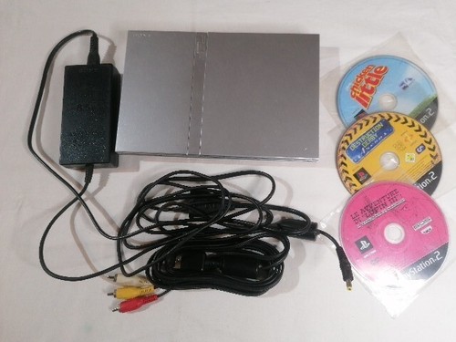 Playstation ps2 slim silver - playstation, 2