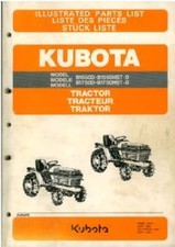 MANUALE RICAMBI TRATTORE KUBOTA B1550D B1550HST-D B1750D & B1750HST-D