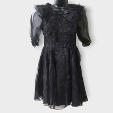 Abito Gotico Lolita Nero Seta