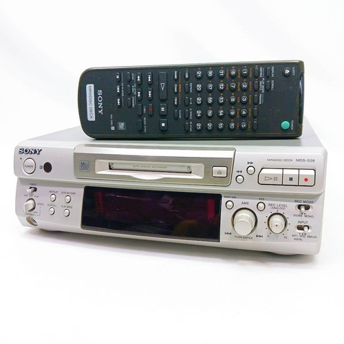 Sony mds s38 minidisc deck - minidisc, con