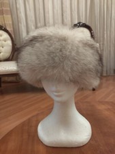 Cappello Colbacco In Cashmere E Pelliccia Di Volpe NUOVO
