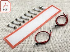 Marantz 2238B ricambio lampadina led lampada DIFFUSORE kit aggiornamento ISTRUZIONI