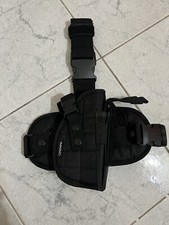 FONDINA COSCIALE NERA ROYAL UNIVERSALE CON PORTA CARICATORE COSCIA PER PISTOLA 