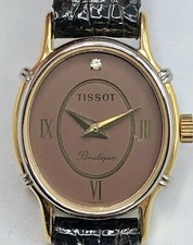 Tissot Boutique lady vintage 1990 watch with diamond New Old Stock pristine