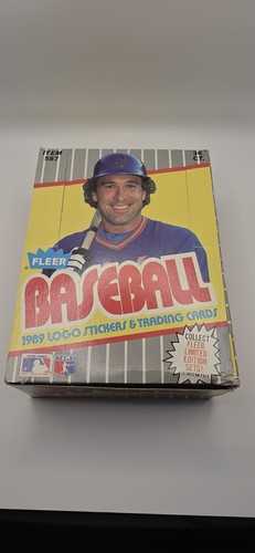 Fleer baseball wax - baseball, box