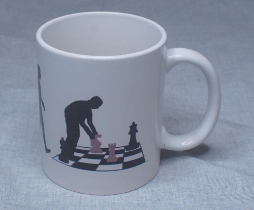 Tazza scacchi evoluzione - tazza,