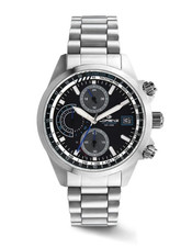 OROLOGIO UOMO LORENZ CRONOGRAFO SOLAR,DOPPIO CINTURINO,ENERGIA SOLARE,CASSA 42mm