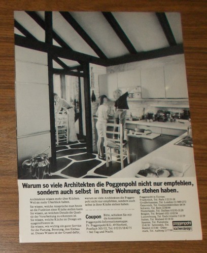 Rara pubblicità poggenpohl - rara,
