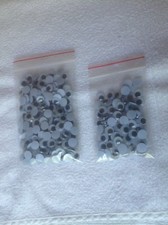 OCCHI MOBILI TONDI CONFEZIONE 100 PEZZI o 200 Misura 12 MM