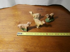 RARE CRIB FIGURINE. CHALK ON