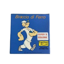 Pellicola Techno Film Super 8mm Colore Braccio di Ferro La Nave Salvata