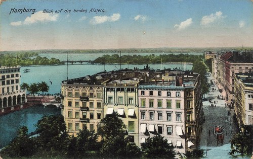 Amburgo vista sulle due - ak,