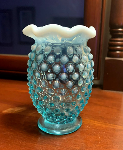Vaso fenton blu - blu, turchese