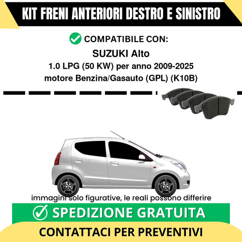 Pastiglie freno anteriori per - pastiglie,