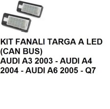 KIT FANALI TARGA A LED (CAN