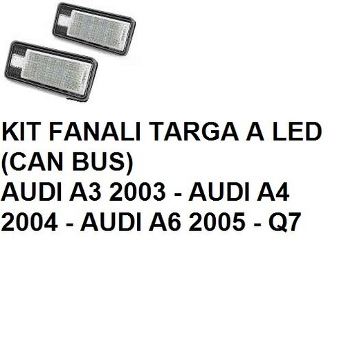 Kit fanali targa led can - kit, a
