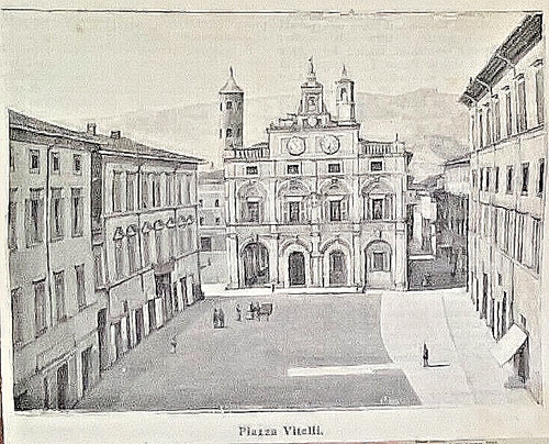 Stampa del 1892 città - 1892, di