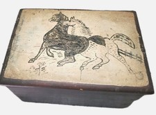 Vecchia Scatola Coperchio Arte