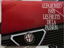 Brochure Alfa Romeo 33 / 75 / Spider / Sprint de 1987