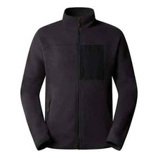 Giacca in Pile uomo invernale Fullzip The North Face  NF0A84HVKS7  Nero