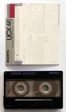 Mc Sony Ucx 46 Ucx46 Musicassetta Vintage Compact Cassette Audio Tape Usata B