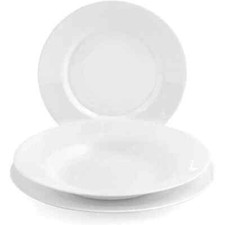 BORMIOLI  white moon  SERVIZIO DI PIATTI PER TAVOLA IN CONFEZIONE DA 18 PEZZI