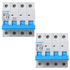 Interruttore Magnetotermico Automatico 4P 40A 220V 380V Salvavita Stotz 2 Pezzi