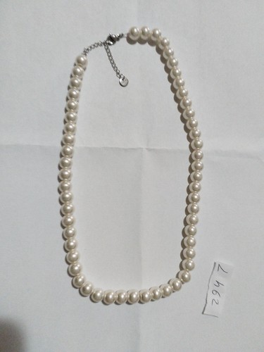 L462 collana girocollo perle - collana,