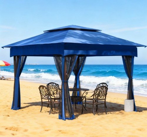 Foldable pop gazebo - foldable,