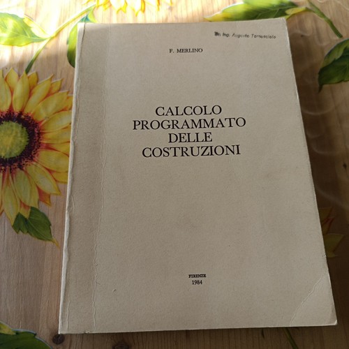 Calcolo programmato delle - programmato,