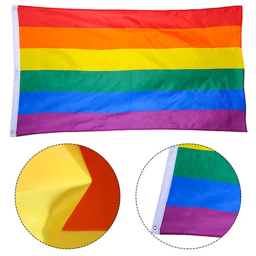 Bandiera arcobaleno poliestere